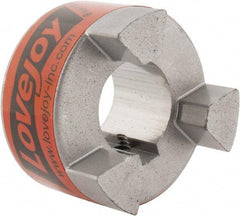 Lovejoy - 1" Max Bore Diam, 1/4" x 1/8" Keyway Width x Depth, Flexible Coupling Hub - 2.11" OD, 2-1/2" OAL, Sintered Iron, Order 2 Hubs & 1 Spider for Complete Coupling - Americas Industrial Supply