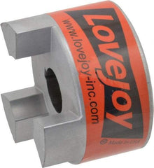 Lovejoy - 1" Max Bore Diam, 1/4" x 1/8" Keyway Width x Depth, Flexible Coupling Hub - 3.31" OD, 4-1/4" OAL, Sintered Iron, Order 2 Hubs & 1 Spider for Complete Coupling - Americas Industrial Supply