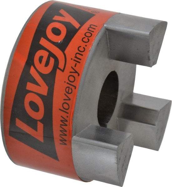 Lovejoy - 1-1/4" Max Bore Diam, Flexible Hub Coupling - 3-3/4" OD, 4-1/2" OAL, Sintered Iron - Americas Industrial Supply