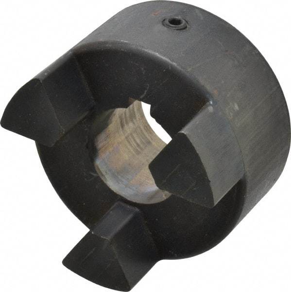 Lovejoy - 1-5/8" Max Bore Diam, Flexible Hub Coupling - 3-3/4" OD, 4-1/2" OAL, Sintered Iron - Americas Industrial Supply