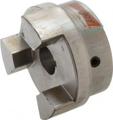 Lovejoy - 1-1/4" Max Bore Diam, Flexible Hub Coupling - 4-1/2" OD, 4.88" OAL, Sintered Iron - Americas Industrial Supply