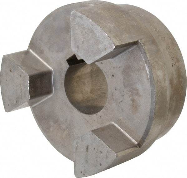 Lovejoy - 1-1/2" Max Bore Diam, Flexible Hub Coupling - 4-1/2" OD, 4.88" OAL, Sintered Iron - Americas Industrial Supply