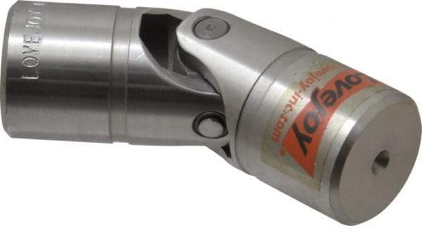 Lovejoy - 1-1/16" Bore Depth, 5,220 In/Lbs. Torque, D-Type Single Universal Joint - 5/8" Inside x 1-1/4" Outside Diam, 3-3/4" OAL - Americas Industrial Supply