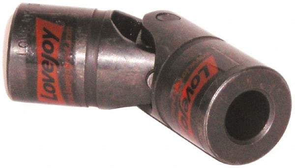 Lovejoy - 2-3/4" Bore Depth, 65,400 In/Lbs. Torque, D-Type Single Universal Joint - 1-1/2" Inside x 3" Outside Diam, 9-1/16" OAL - Americas Industrial Supply