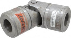 Lovejoy - 1-1/2" Bore Depth, 15,600 In/Lbs. Torque, D-Type Single Universal Joint - 1" Inside x 2" Outside Diam, 5-7/16" OAL - Americas Industrial Supply