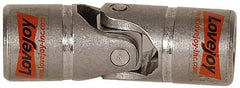 Lovejoy - 1-1/2" Bore Depth, 10,400 In/Lbs. Torque, D-Type Single Universal Joint - 1" Inside x 2" Outside Diam, 5-7/16" OAL - Americas Industrial Supply