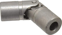 Lovejoy - 1" Bore Depth, 1,040 In/Lbs. Torque, D-Type Single Universal Joint - 1/2" Inside x 1" Outside Diam, 3-3/8" OAL - Americas Industrial Supply