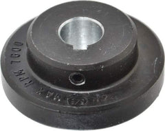 Lovejoy - 5/8" Max Bore Diam, 3/16" x 3/32" Keyway Width x Depth, Flexible Coupling Hub - 2.046" OD, 2.38" OAL, Cast Iron - Americas Industrial Supply