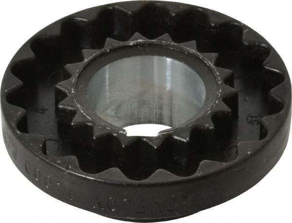 Lovejoy - 1" Max Bore Diam, 1/4" x 1/8" Keyway Width x Depth, Flexible Coupling Hub - 2.046" OD, 2.38" OAL, Cast Iron - Americas Industrial Supply