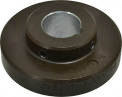 Lovejoy - 1" Max Bore Diam, 1/4" x 1/8" Keyway Width x Depth, Flexible Coupling Hub - 3-1/4" OD, 2.88" OAL, Cast Iron - Americas Industrial Supply