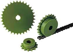 Poly Hi Solidur - 22 Teeth, 1/4" Chain Pitch, Chain Size 25, Roller Chain Sprockets - Americas Industrial Supply