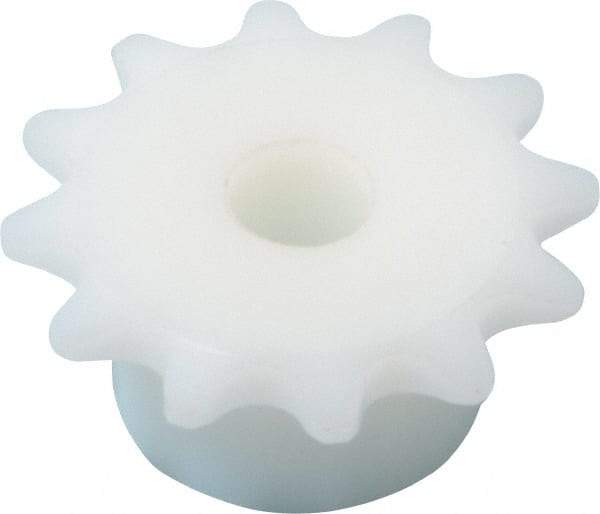 Poly Hi Solidur - 12 Teeth, 1/4" Chain Pitch, Chain Size 25, Roller Chain Sprockets - Americas Industrial Supply