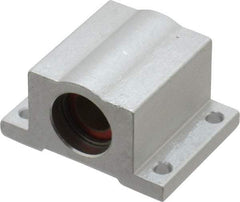 Pacific Bearing - 3/8" ID, 1-3/4" OAW x 1.313" OAL x 0.938" OAH Closed Single Pillow Block - 1-5/16 Inch Overall Length x 15/16 Inch Overall Height x 1-3/4 Inch Width, - Americas Industrial Supply