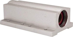 Pacific Bearing - 1/2" ID, 3-1/2" OAL x 1-1/4" OAH Closed Twin Pillow Block - 3-1/2 Inch Overall Length x 1-1/4 Inch Overall Height x 2 Inch Width, - Americas Industrial Supply