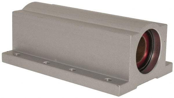 Pacific Bearing - 3/4" ID, 4-1/2" OAL x 1-3/4" OAH Closed Twin Pillow Block - 4-1/2 Inch Overall Length x 1-3/4 Inch Overall Height x 2-3/4 Inch Width, - Americas Industrial Supply