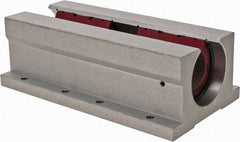 Pacific Bearing - 1-1/4" ID, 7-1/2" OAL x 2.813" OAH Open Twin Pillow Block - 7-1/2 Inch Overall Length x 2-13/16 Inch Overall Height x 4 Inch Width, - Americas Industrial Supply