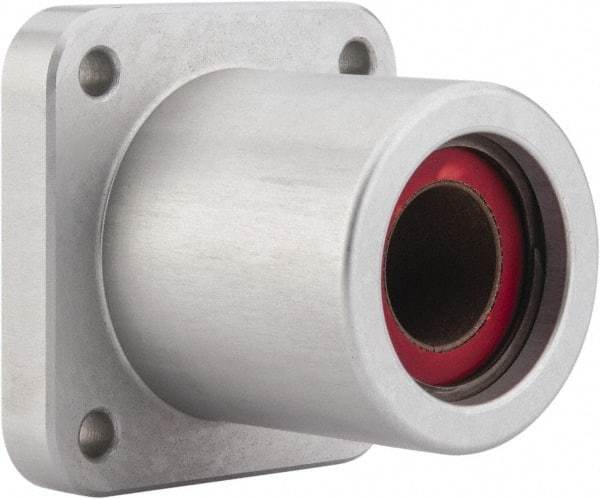 Pacific Bearing - 3/4" ID, 2.38" OAW x 2.067" OALFlange Mounted Bearing - 1,470 Lb Static Cap - Americas Industrial Supply