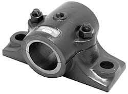 Made in USA - 8-1/2" OALSplit Bearing - Cast Iron - Americas Industrial Supply