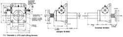 Duff-Norton - 5 Ton Capacity, 12" Lift Height, Inverted Mechanical Screw Actuator - Clevis End - Americas Industrial Supply