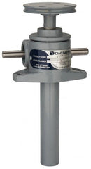 Duff-Norton - 1 Ton Capacity, 6" Lift Height, Upright Mechanical Screw Actuator - Top Plate - Americas Industrial Supply