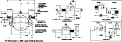 Duff-Norton - 1 Ton Capacity, 6" Lift Height, Upright Mechanical Screw Actuator - Clevis End - Americas Industrial Supply