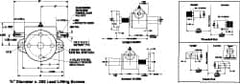 Duff-Norton - 1 Ton Capacity, 9" Lift Height, Upright Mechanical Screw Actuator - Top Plate - Americas Industrial Supply