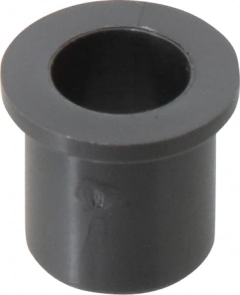 Poly Hi Solidur - 5/16" Inside x 7/16" Outside Diam, Nylon Sleeve Bearing - 0.56" Outside Diam, 1/16" Flange Thickness, 1/2" OAL - Americas Industrial Supply