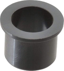 Poly Hi Solidur - 7/16" Inside x 9/16" Outside Diam, Nylon Sleeve Bearing - 11/16" Outside Diam, 1/16" Flange Thickness, 1/2" OAL - Americas Industrial Supply