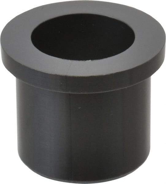 Poly Hi Solidur - 3/4" Inside x 1" Outside Diam, Nylon Sleeve Bearing - 1-1/4" Outside Diam, 5/32" Flange Thickness, 1" OAL - Americas Industrial Supply