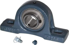 Value Collection - 140mm OALPillow Block - 3100 Lb Dyn Cap, Cast Iron - Americas Industrial Supply