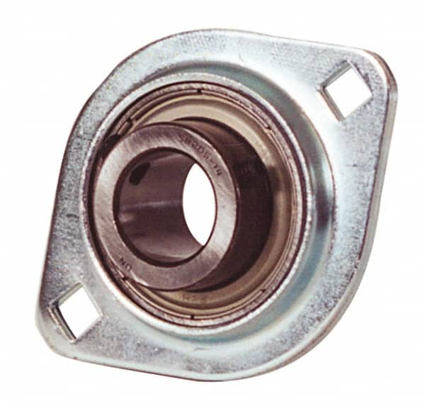 Value Collection - 4-7/16" OAL2-Bolt Flange - 2350 Lb Dyn Cap, Steel - Americas Industrial Supply