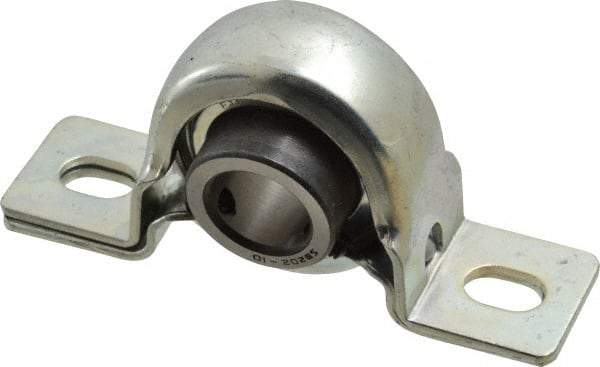 Value Collection - 3-3/8" OALPillow Block - 1160 Lb Dyn Cap, Steel - Americas Industrial Supply