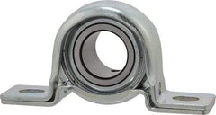 Value Collection - 4-1/4" OALPillow Block - 1700 Lb Dyn Cap, Steel - Americas Industrial Supply