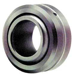 Made in USA - 9/16" Bore Diam, 16,630 Lb Dynamic Capacity, 9/16" Wide, Ball-Joint Spherical Plain Bearing - 1-3/32" OD - Americas Industrial Supply