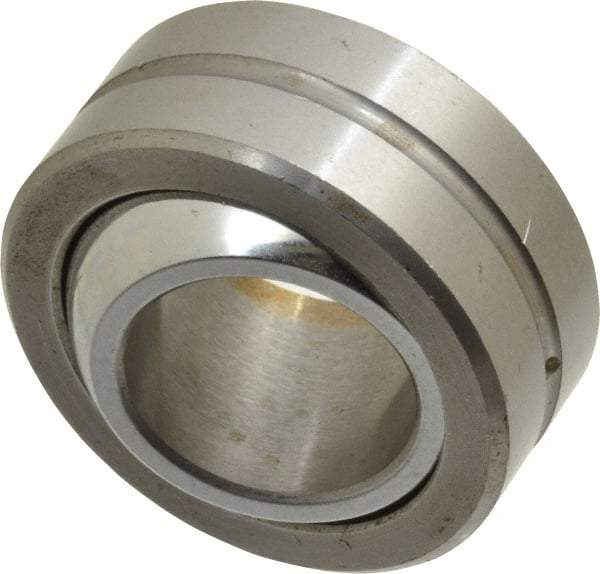 Made in USA - 3/4" Bore Diam, 31,920 Lb Dynamic Capacity, 3/4" Wide, Ball-Joint Spherical Plain Bearing - 1-7/16" OD - Americas Industrial Supply