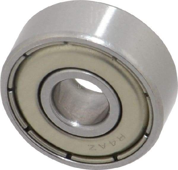 Tritan - 1/4" Bore Diam, 3/4" OD, Double Shield Deep Groove Radial Ball Bearing - 9/32" Wide, 1 Row, Round Bore, 200 Lb Static Capacity, 525 Lb Dynamic Capacity - Americas Industrial Supply