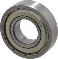 Tritan - 1/2" Bore Diam, 1-1/8" OD, Double Shield Deep Groove Radial Ball Bearing - 5/16" Wide, 1 Row, Round Bore, 535 Lb Static Capacity, 1,148 Lb Dynamic Capacity - Americas Industrial Supply