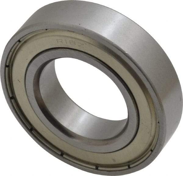 Tritan - 1-1/8" Bore Diam, 2-1/8" OD, Double Shield Deep Groove Radial Ball Bearing - 1/2" Wide, 1 Row, Round Bore, 1,690 Lb Static Capacity, 2,810 Lb Dynamic Capacity - Americas Industrial Supply