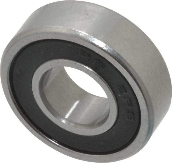 Tritan - 3/8" Bore Diam, 7/8" OD, Double Seal Deep Groove Radial Ball Bearing - 9/32" Wide, 1 Row, Round Bore, 315 Lb Static Capacity, 745 Lb Dynamic Capacity - Americas Industrial Supply