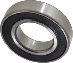 Tritan - 1-1/8" Bore Diam, 2-1/8" OD, Double Seal Deep Groove Radial Ball Bearing - 1/2" Wide, 1 Row, Round Bore, 1,690 Lb Static Capacity, 2,810 Lb Dynamic Capacity - Americas Industrial Supply