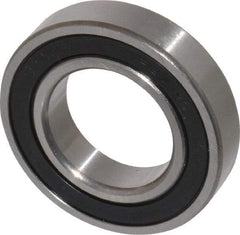 Tritan - 1-1/4" Bore Diam, 2-1/4" OD, Double Seal Deep Groove Radial Ball Bearing - 1/2" Wide, 1 Row, Round Bore, 2,090 Lb Static Capacity, 3,150 Lb Dynamic Capacity - Americas Industrial Supply