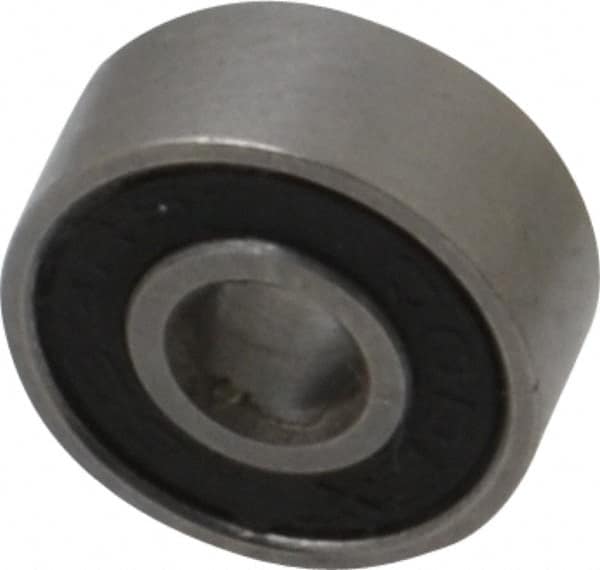 Tritan - 3mm Bore Diam, 10mm OD, Double Seal Deep Groove Radial Ball Bearing - 4mm Wide, 1 Row, Round Bore, 50 Lb Static Capacity, 140 Lb Dynamic Capacity - Americas Industrial Supply