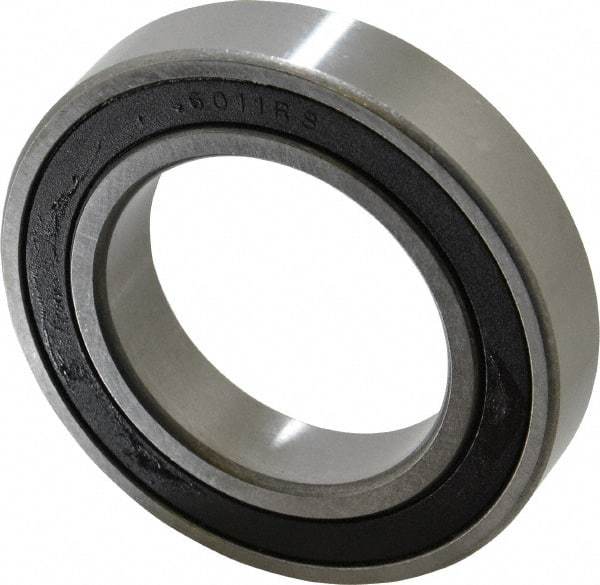 Tritan - 55mm Bore Diam, 90mm OD, Double Seal Deep Groove Radial Ball Bearing - 18mm Wide, 1 Row, Round Bore, 4,850 Lb Static Capacity, 6,350 Lb Dynamic Capacity - Americas Industrial Supply