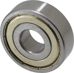 Tritan - 15mm Bore Diam, 42mm OD, Double Shield Deep Groove Radial Ball Bearing - 13mm Wide, 1 Row, Round Bore, 1,230 Lb Static Capacity, 2,570 Lb Dynamic Capacity - Americas Industrial Supply