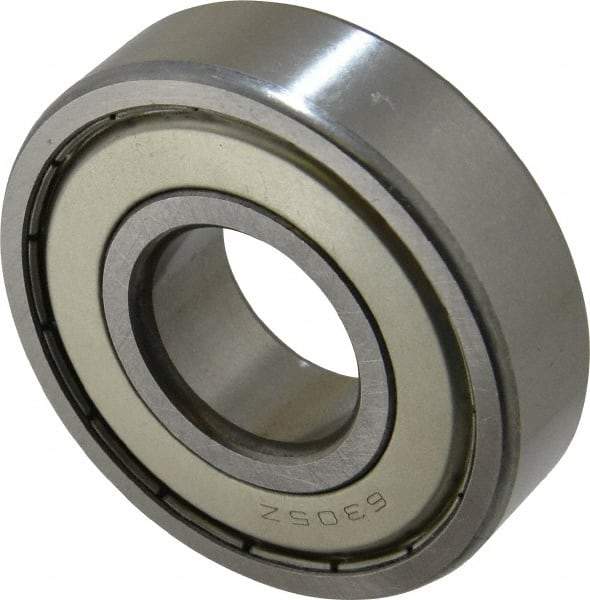 Tritan - 25mm Bore Diam, 62mm OD, Double Shield Deep Groove Radial Ball Bearing - 17mm Wide, 1 Row, Round Bore, 2,520 Lb Static Capacity, 4,640 Lb Dynamic Capacity - Americas Industrial Supply