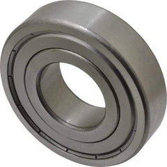 Tritan - 35mm Bore Diam, 80mm OD, Double Shield Deep Groove Radial Ball Bearing - 21mm Wide, 1 Row, Round Bore, 4,300 Lb Static Capacity, 7,500 Lb Dynamic Capacity - Americas Industrial Supply