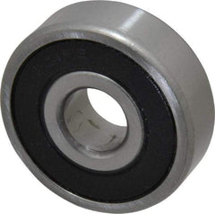 Tritan - 12mm Bore Diam, 37mm OD, Double Seal Deep Groove Radial Ball Bearing - 12mm Wide, 1 Row, Round Bore, 950 Lb Static Capacity, 2,180 Lb Dynamic Capacity - Americas Industrial Supply