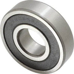 Tritan - 25mm Bore Diam, 62mm OD, Double Seal Deep Groove Radial Ball Bearing - 17mm Wide, 1 Row, Round Bore, 2,520 Lb Static Capacity, 4,640 Lb Dynamic Capacity - Americas Industrial Supply
