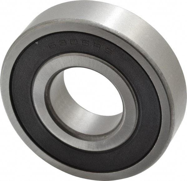 Tritan - 30mm Bore Diam, 72mm OD, Double Seal Deep Groove Radial Ball Bearing - 19mm Wide, 1 Row, Round Bore, 3,370 Lb Static Capacity, 6,000 Lb Dynamic Capacity - Americas Industrial Supply