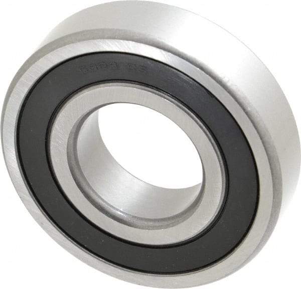 Tritan - 40mm Bore Diam, 90mm OD, Double Seal Deep Groove Radial Ball Bearing - 23mm Wide, 1 Row, Round Bore, 5,400 Lb Static Capacity, 9,100 Lb Dynamic Capacity - Americas Industrial Supply